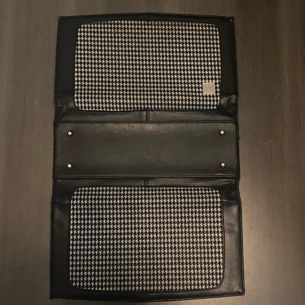 Vintage Y2K 2000s Miche Classic Shell Houndstooth Black White